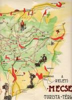 1939 A keleti Mecsek színes turistatérképe