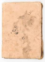 cca 1950 Pannonia 250 T5-T6-T7-75H motorkerékpárok használati és kezelési utasítása. 63 p + szerkeze...