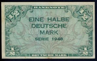 NSZK 1948. 1/2DM T:I- kis foltokkal R!