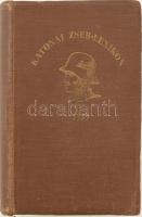 Katonai zseb-lexikon 1939. Szerk.: Zachár Sándor. Bp.,1939, Attila-nyomda, XLVII+679 p. +9 melléklet. Kiadói enyhén kopott egészvászon kötés, kopott borítóval, az elülső szennylapon hiánnyal, a címlap és az utána következő lap javított.