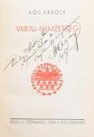 Kós Károly: Varju-nemzetség. + Szántó György: Stradivari. Kolozsvár,én.-1935,Erdélyi Szépmíves Céh. ...