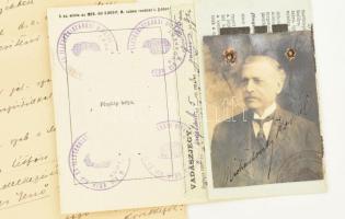 1932 Bácsszentiváni báró Michailovits Kornél, Bács-Bodrog vármegye ny. alispánjának fényképes vadász...