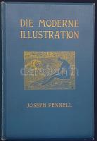 Pennell, Joseph: Die moderne Illustration von Joseph Pennell. Aus dem Englischen von L. und K. Burger. Autorisierte Ausgabe mit 170 Illustrationen. Leipzig, [1901]. Hermann Seemann Nachfolger (Gedruckt bei E. Haberland). XV + [1] + 362 + [6] p. Oldalszámozáson belül 170 illusztrációval (fametszetek, kőnyomatok, tollrajzok vegyesen) melyekből 104 egész oldalas. Minden illusztráció technikája és forrása nevesítve a kötet elején közölt mutatóban. Tartalma: Allgemeiner Überblick. - Die heutigen Methoden, ihr Ursprung und ihre Entwicklung. - Die französische Illustration. - Die Illustration in Deutschland, Spanien und anderen Ländern. - Die Illustration in England. - Die Illustration in Amerika. Festett, aranyozott, illusztrált kiadói egészvászon kötésben (Wilh. Kämmerer Buchbinderei, Berlin), felül vörös festésű lapszélekkel. Szép példány.