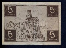 Németország/Szövetséges megszállás/Francia zóna/Württemberg-Hohenzollern Finanzministerium 1947. 5Pf...