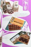 7 darab édesipari prospektus. Közte sérült, viseltes, egyik darab lejáró borítóval