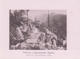 A Központi Kárpátok. Die Central-Karpathen. Magyar és német nyelven feliratozott turisztikai leporel...