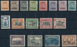 Belga katonai posta a Rajnavidéken 1919-1921 Mi 1-17