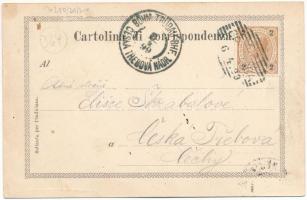 1899 (Vorläufer) Gradisca, Gradiska (Küstenland); general view, bridge. Kunst-Anstalt v. J. Horowitz...