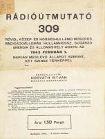 1943 Rádiómutató 309, két színes térképpel.