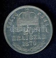 1870K.B. 20kr Ag T:3
