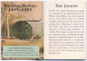 Ausztrália 1995B 1$ Al-bronz "Waltzing Matilda 1895-1995" eredeti papírtokban T:UNC
Austr...