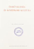 Domanovszky Sándor: Magyar Művelődéstörténet. I.: Ősműveltség és középkori kultúra. Bp., 1939 Magy. Történelmi Társ. [Révai]. 636p. Kiadói, aranyozott, bordázott gerincű kissé kopott félbőr kötésben