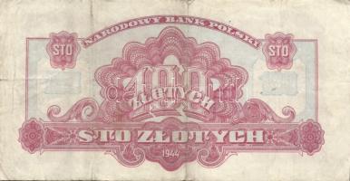 Lengyelország 1944. 100Zl "V.H." T:III+
