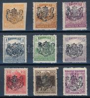 Nagyszeben 1919 9 klf bélyeg / private stamps