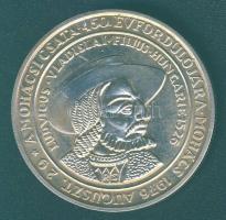 1976. "MÉE-Mohács-II. Lajos" Ag 25,25g emlékérem T:BU