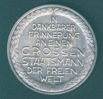 NSZK 1967. "Adenauer" Ag (1000) 25g T:2+