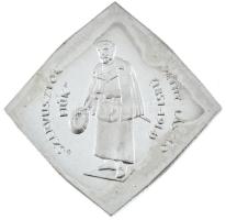 2012. 111 éves a Magyar Numizmatikai Társulat / Szervusztok fiúk - Réthy László (1851-1914) kétoldalas, jelzett Ag emlékérem SZG gyártói jelzéssel (21,53g/0.999/26x26mm) T:UNC (eredetileg PP) fo. / Hungary 111th Anniversary of the Hungarian Numismatic Society / Hello guys - László Réthy (1851-1914) two-sided, marked Ag commemorative medallion with SZG makers mark (21,53g/0.999/26x26mm) C:UNC (originally PP) spotted