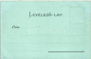 Visk, Várhegy-gyógyfürdő, Vyshkovo (Máramaros); részlet a Viski fürdőből. Mayer és Berger kiadása / ...