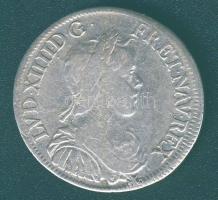 Franciaország 1649A (Párizs) 1/2Ecu Ag T:3/3+