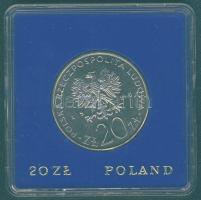 Lengyelország 1980. 20Zl "Daru Pomorza-gyakorló vitorláshajó" T:1 eredeti műanyag tokban, tanúsítvánnyal