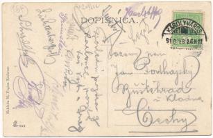 1910 Károlyváros, Karlovac; Gostiona i Kuglana Miramare F. Potock / vendéglő és tekepálya / hotel an...