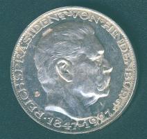 Német Birodalom/Weimari Köztársaság 1927. "Hindenburg" Ag (36,1mm átm.) 24,8g Szign.:K.Götz T:exP