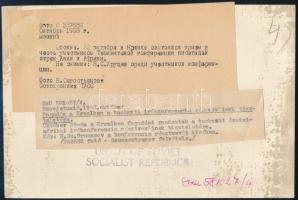 1958 Hruscsov a taskenti írókonferencia résztvevőivel, sajtófotó 23x15 cm