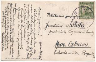 1921 Baska (Krk), Hotel Grandic i restaurace / hotel and restaurant with guests (EK)