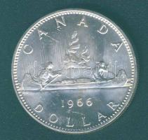 Kanada 1966. 1$ Ag "Kenu" T:2