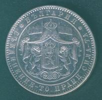 Bulgária 1885. 5L Ag T:3/3+