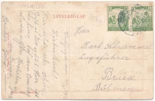 1918 Orosháza, Piac tér, árusok, Benedek Mártonné üzlete. W.L. Bp. 7489-51. 1911-13. Wigner Géza kia...