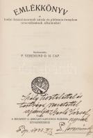 Emlékkönyv a budai kapucinusrendi zárda és plébánia-templom renoválásának alkalmából. Szerkesztette: P. Veremund O. M. (Dedikált.) (Budapest, 1927). Budapesti II. kerületi kapucinus plébánia egyházközsége (Apostol-ny.) 1 t. (címkép) + 83 + [1] p. + 8 t. Egyetlen kiadás. Dedikált: ,,Mély tisztelettel és testvéri szeretettel ajánlja t. Gerle József úrnak P. Veremundus. Bp. 1933. III/3. A Budán 1686-ban letelepedő kapucinus rendi zárda és plébániatemplom története, oldalszámozáson belül néhány szövegközti illusztrációval. A plébániatemplom jelenleg is a rend tulajdonában működik, az I. kerület Fő utca 32. szám alatt. Prov.: Gerle József. [Gerle József a földmívelésügyi m. kir. minisztérium számvevőségének vezető tisztségviselője.] Fűzve, illusztrált, enyhén sérült kiadói borítóban.