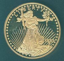 USA 1933. 20$ Au 2003-as fém fantázia utánverete T:PP (eredeti RRR!)