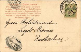 1903 Lerobbant az autó / Vintage automobile broke down (EK)