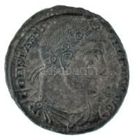 Római Birodalom / Siscia / I. Constantinus 335-337. Follis (2,02g) T:AU Roman Empire / Siscia / Constantine I 335-337. Follis "CONSTANTI-NVS MAX AVG / GLOR-IA EXERC-ITVS - epsilon SIS" (2,02g) C:AU RIC VII 252