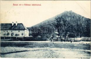 1911 Huszt, Chust, Khust; vár a Rákóczi házzal. Ausländer Ignác kiadása / castle (fl)