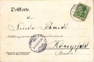 1905 Leicht ist der Tadel, schwer die Kunst! Zur Erinnerung an den Turm-Seilkünstler J. Spindler / C...