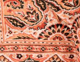 Antik mokett ágytakaró, cca 180x160 cm