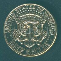 USA 1966. 1/2$ Ag "Kenedy" aranyozva T:2/3+