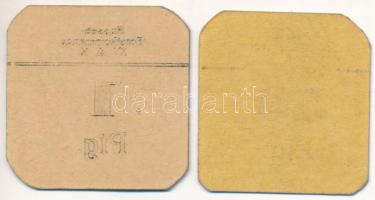 Német Birodalom / Orosz erdei parancsnokság ~1914-1918. 1pf + 50pf T:AU /
German Empire / Russian f...