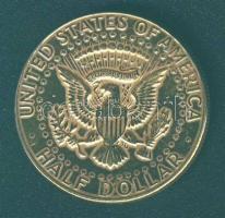 USA 1969. 1/2$ Ag "Kenedy" aranyozva T:2