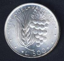 Vatikán 1975. 500L Ag "VI.Pál pápa" T:1/2+