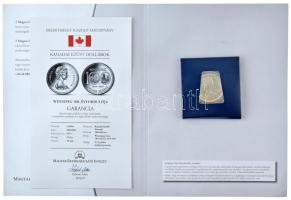 Kanada 1974. 1$ Ag "100 éves Winnipeg" tanúsítvánnyal T:PP Canada 1974. 1 Dollar Ag "...