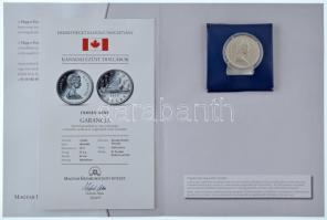 Kanada 1972. 1$ Ag "II. Erzsébet" tanúsítvánnyal T:PP Canada 1972. 1 Dollar Ag "Eliza...