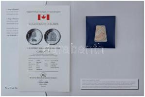 Kanada 1977. 1$ Ag "Ezüstjubileum / II. Erzsébet" tanúsítvánnyal T:PP patina Canada 1977. ...