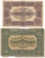 1920. 100K "Orell Füssli Zürich" nyomdahely jelöléssel + 500K "Orell Füssli Zürich&qu...