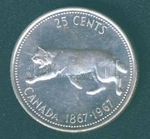 Kanada 1967. 25c Ag "Jubileum" T:BU