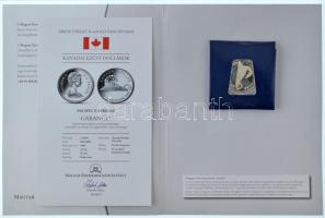 Kanada 1986. 1$ Ag "Vancouver - Pacific Expressz" tanúsítvánnyal T:PP Canada 1986. 1 Dolla...