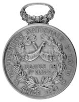 Haiti 1881. "Haiti Nemzeti Kiállítás - 1. osztályú érem / Salomon a Haiti Köztársaság elnöke&qu...