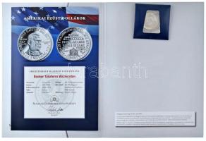 Amerikai Egyesült Államok 1946. 1/2$ Ag "Booker T. Washington" tanúsítvánnyal T:AU USA 194...